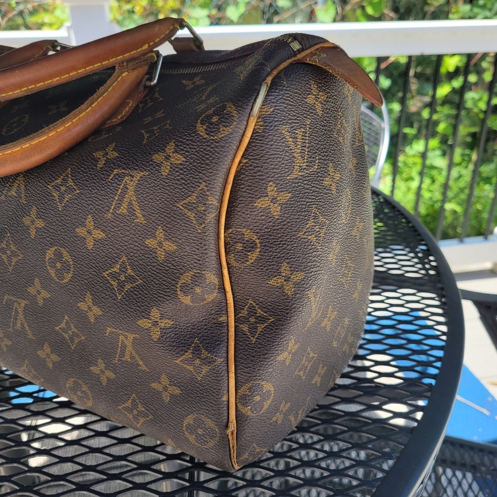 Louis Vuitton Satchel Speedy Monogram Canvas 30 - Picture 7 of 16